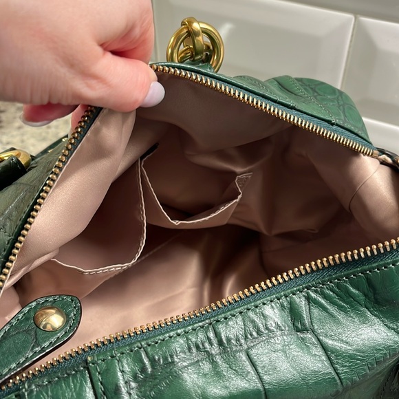 Coach Ashley Croc Embossed Leather Satchel EUC - Picture 12 of 14